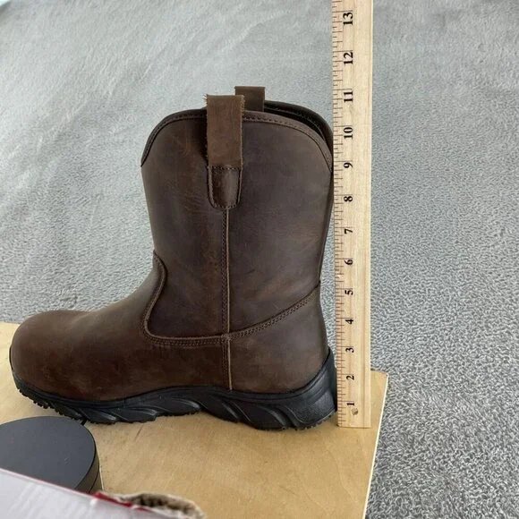 Propét Mens Smith 9 Inch Electrical Composite Toe Work Boots Size 9.5 E NWB S080 - Picture 7 of 11